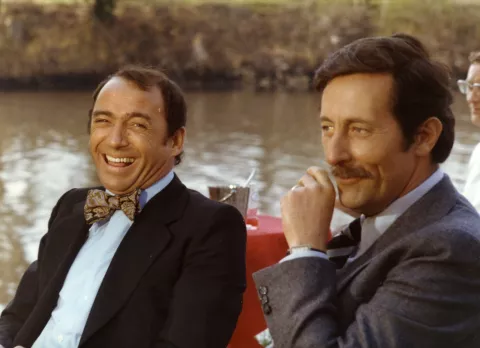 AN ELEPHANT CAN BE EXTREMELY DECEPTIVE - Still of Jean Rochefort & Claude Brasseur